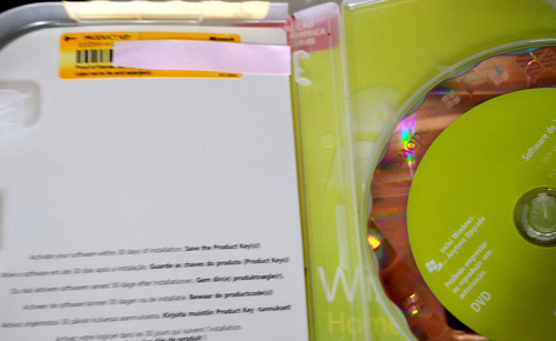Kit 6 Dvds Microsoft Windows 7 Home 32 Bits Caixa Com Serial