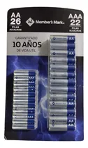 Comprar Pila Alcalina Member's Mark  Mix Aa 26 Pzas\u002Faaa 22 Pzas