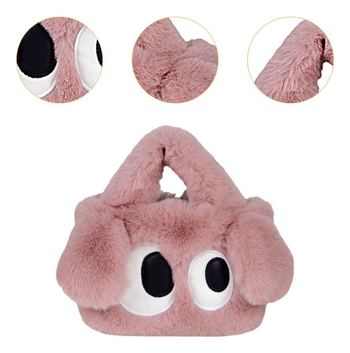 Bolso De Lujoso Con Correa Para Hombro Lindo Dibujos Rosa