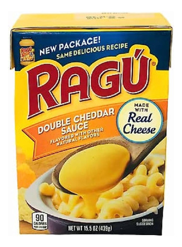 Ragú Salsa Sabor Cheddar Double Cheddar Sauce 439 Gr