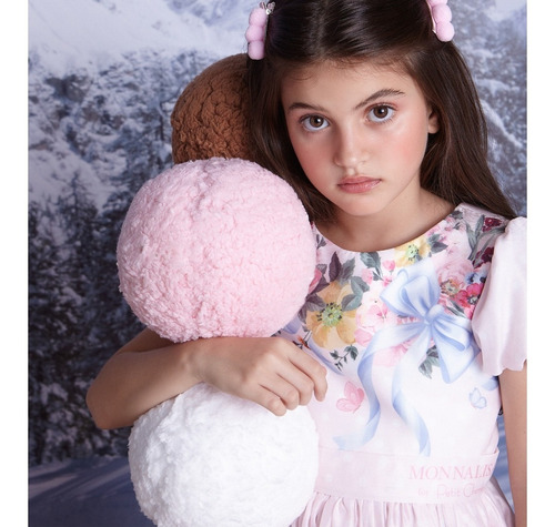 Vestido De Festa Infantil Monnalisa For Petit Cherie 22003