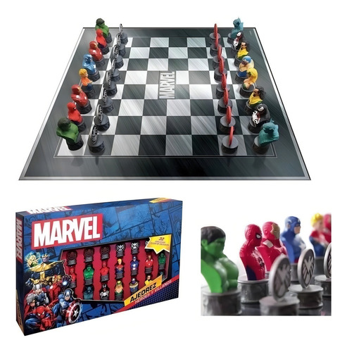 Novelty Ajedrez Marvel Edición A-1659 3d Artículo Colección