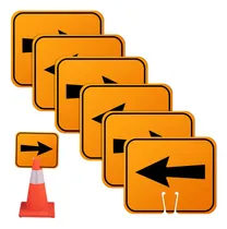 Comprar Señal Advertencia Parte Superior Cono Trafico Letrero Flecha