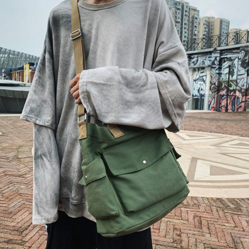 Bolso Bandolera De Lona Tipo Bandolera Para Mujeres Y Hombre