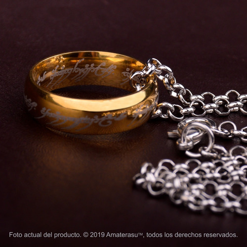 Anillo Unico Frodo Bilbo Gollum Señor De Los Anillos Lotr