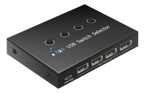 comprar Usb Switcher Selector 4 Ordenadores Compartidos 4 Dispositiv