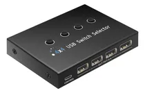 Comprar Usb Switcher Selector 4 Ordenadores Compartidos 4 Dispositiv