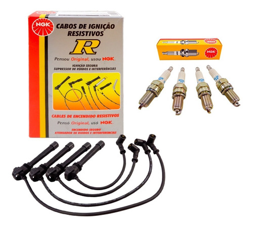 Kit Cables+bujias Ngk Fiat Palio Siena 1.3 16v