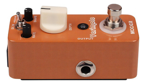 Mooer Varimolo Pedal Tremolo 3 Modos True By Pass Color Naranja