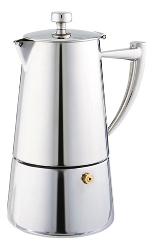 Cuisinox Roma Espresso - Cafetera, Acero Inoxidable