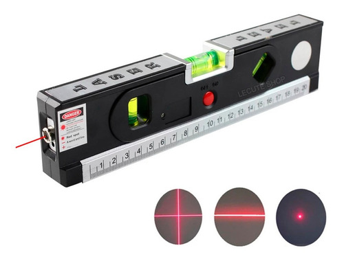 Medidor Laser Nivel 4 En 1 Multifuncion Herramienta Metro