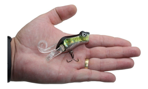 Isca Artificial Pesca Popper Sapo Frog Sapinho 5,5cm Traira Cor B