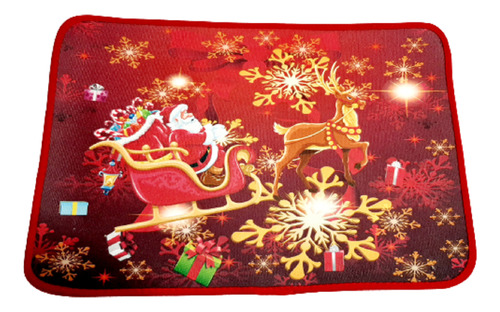 Tapete Natalino Papai Noel/presentes