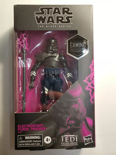 Electrostaff Purge Trooper - Black Series Star Wars Gaming (Usado)
