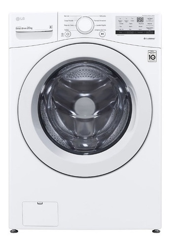 Lavadora Automática 20 Kgs - LG - Wm20wv26w