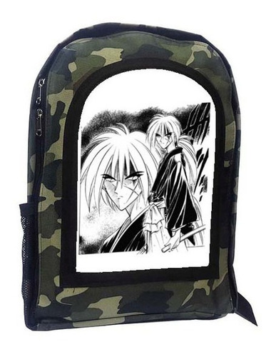 Mochila Camuflada Samurai X Rurouni Kenshin A10