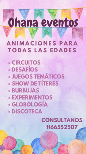 Animaciónes Infantiles Y Adolescentes