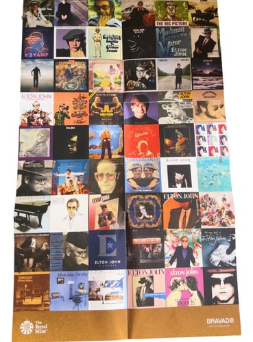 Moeda 2020 O Melhor De Elton John Lacrada - Encarte E Poster
