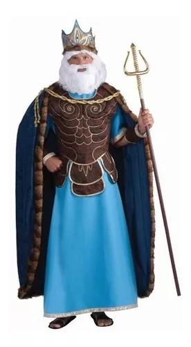 Disfraz de Rey Tritón, disfraz oficial de Disney La Sirenita en vivo