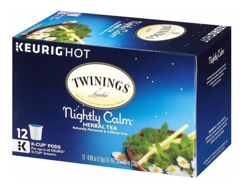 Twinings Noche En Calma K-cup, 12 Count (paquete De 2)