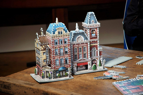 Wrebbit 3d Urbania Collection Parque De Bomberos Puzzle 3...