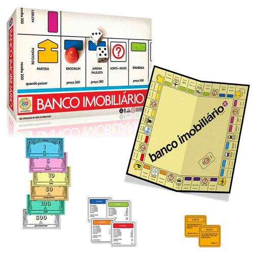 Banco Imobiliário Retrô Edición de 80 años - Estrela