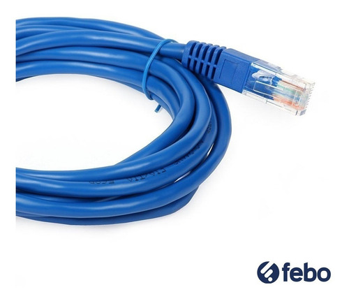 Imagen 3 de 4 de Cable De Red Ethernet Rj45 Utp Cat6 20m Metros Patchcord