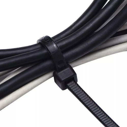 Kit Com 50 Abraçadeira De Nylon 7,2 Mm X 200 Mm Reforçada
