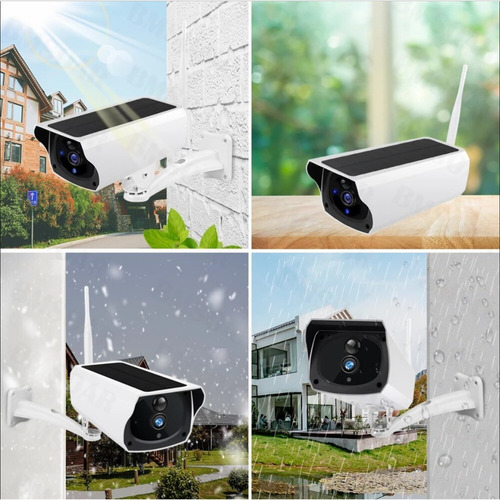 Imagen 9 de 10 de Cámara Exterior Solar Ip Wifi Seguridad 1080p Full Hd