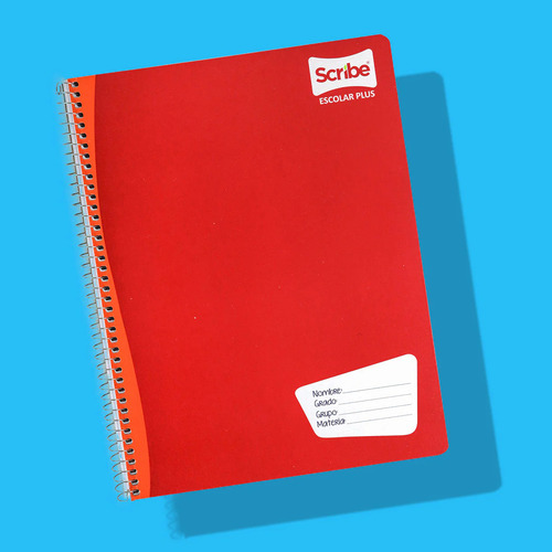 Kit 6 Cuadernos Scribe Profesional 100 Hojas Doble Raya