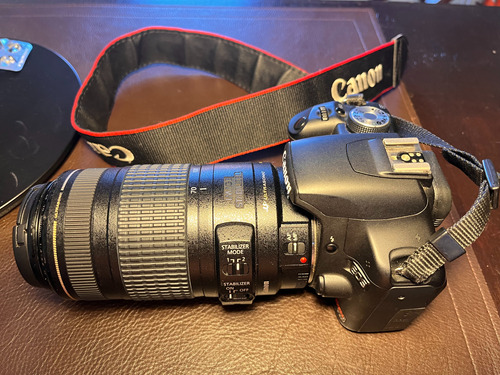 Canon Rebel T1i Con 3 Lentes, Filtros, Bolsos De Fotografía 