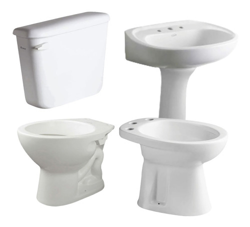 Juego Sanitario Ferrum Andina Dep Inodoro, Bidet, Lavatorio)