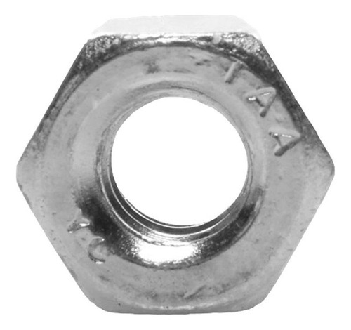Tuercas Hexagonales De 1/4 De Pulgada Plata Con 100 Piezas