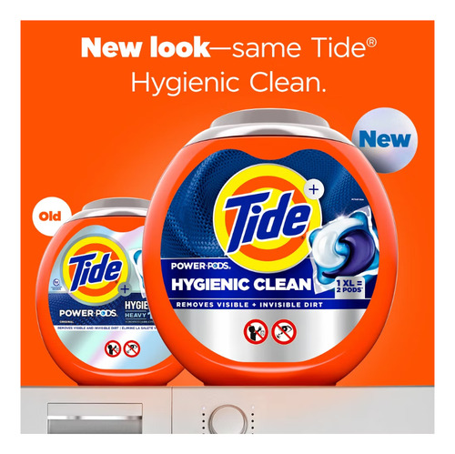 Tide Original Hygienic Clean He Pods De Jabón Y Detergente.