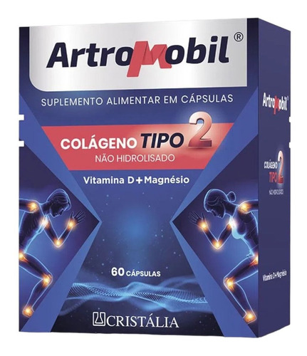 Artromobil 60 Capsulas Vitamina Colágeno 10 Dias Trat