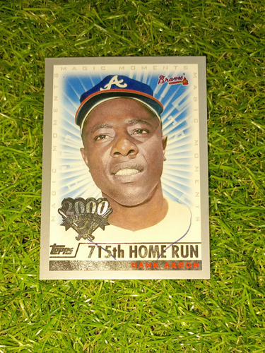 Cv Hank Aaron 2000 Topps Opening Day Hr 715 Babe Ruth Record