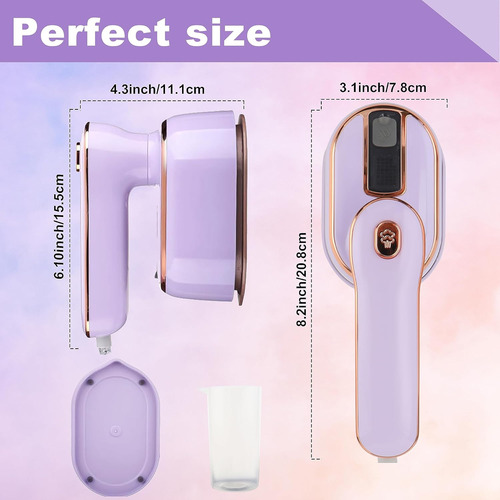 Mini Luz De Mano Portatil Con Microplancha De Vapor Para ...