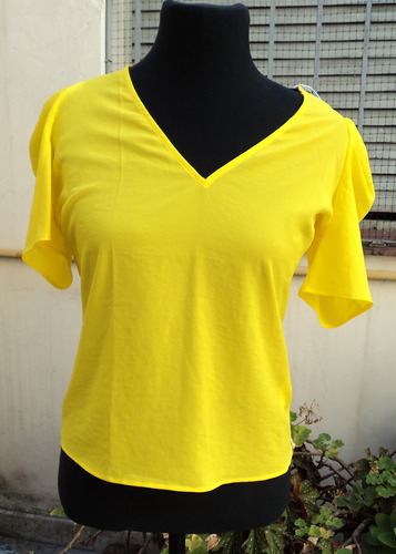 Blusa Zara Verde Lima Talle S