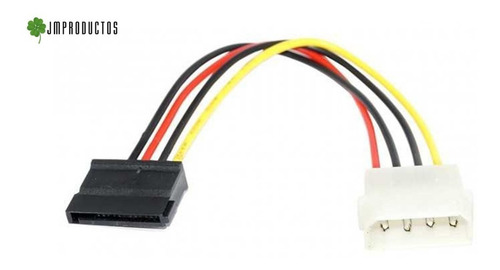 Cable Sata Power Adaptador Molex 4 Pin X10 Unidad + Envio