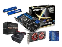 Comprar Combo Tarjeta Madre Asrock H81 +procesador+fuente+ Gpu +8gb