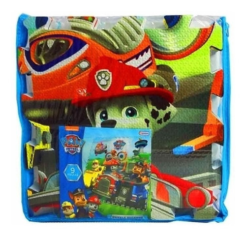 Piso De Goma 9 Pzas Paw Patrol Mt3 Spc09979 Ttm