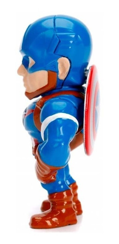 Imagem 4 de 6 de Metalfigs Capitão América - 6cm - Metals Die Cast-marvel