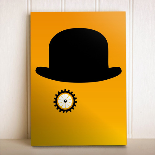 Imagem 1 de 1 de Placa Decorativa Filme Laranja Mecânica Stanley Kubrick