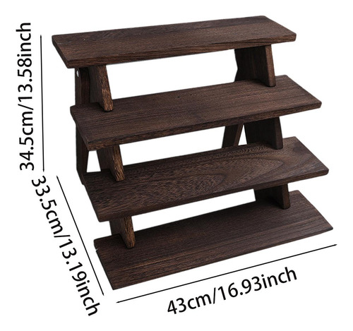 Estante De Exhibición De Madera, Expositor De Objetos