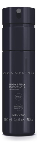 Connexion Desodorante Body Spray, 100ml - O Boticário Fragrância Especiado Quente