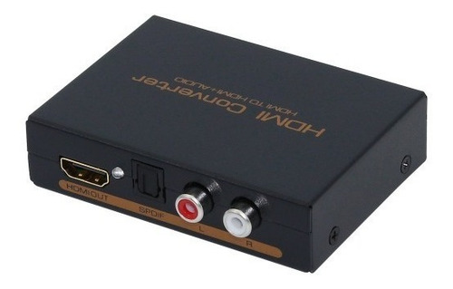 Imagen 2 de 5 de Conversor Extractor Audio Hdmi A Rca Toslink 5.1 Caballito