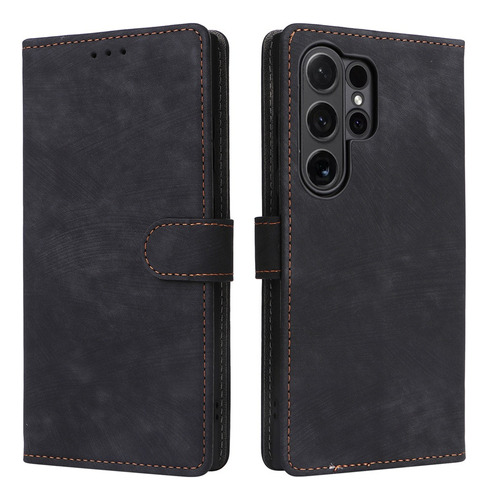 For Samsung Galaxy S24 Ultra Rfid Blocking Pu Wallet Case