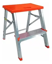 Comprar Escalera Banqueta Taburete Botafogo 2 Esc Aluminio H\u002F120kg