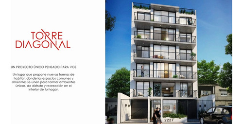La Blanqueada | Edificio Torre Diagonal. Apartamento De 1 Dormitorio. Estrena Abril 2025. Beneficios Fiscales. Conveniente Forma De Pago!