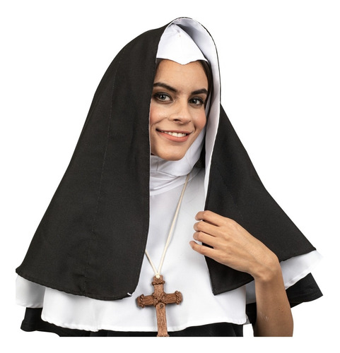 Disfraz Mujer Monja Madre Halloween One Minute Costume